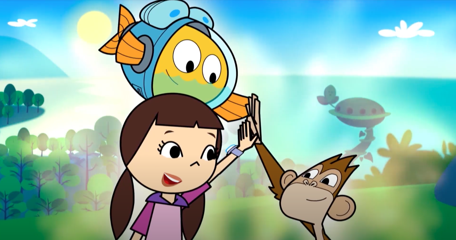 Peixonauta chega no ZooMoo Kids para solucionar os mistérios do Parque das Árvores Felizes junto de seus amigos