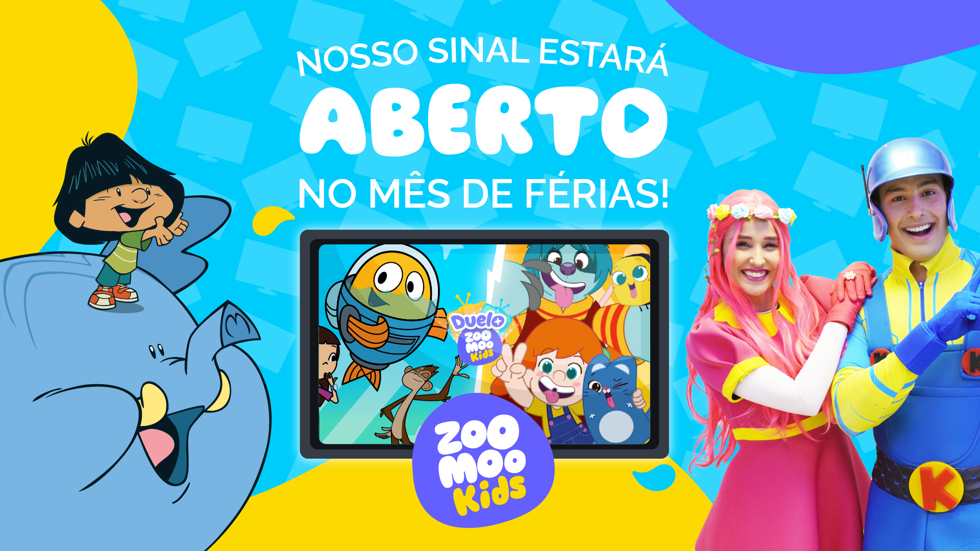 ZooMoo Kids abre sinal nas principais operadoras no mês de Julho
