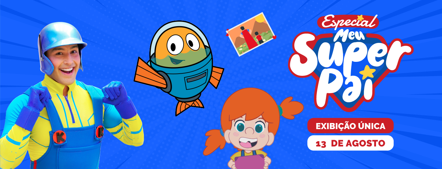 O “Especial Meu Super Pai” ganha destaque na grade do ZooMoo Kids